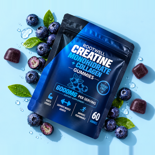ROOTWELL®| Gomitas de Creatina + Colágeno